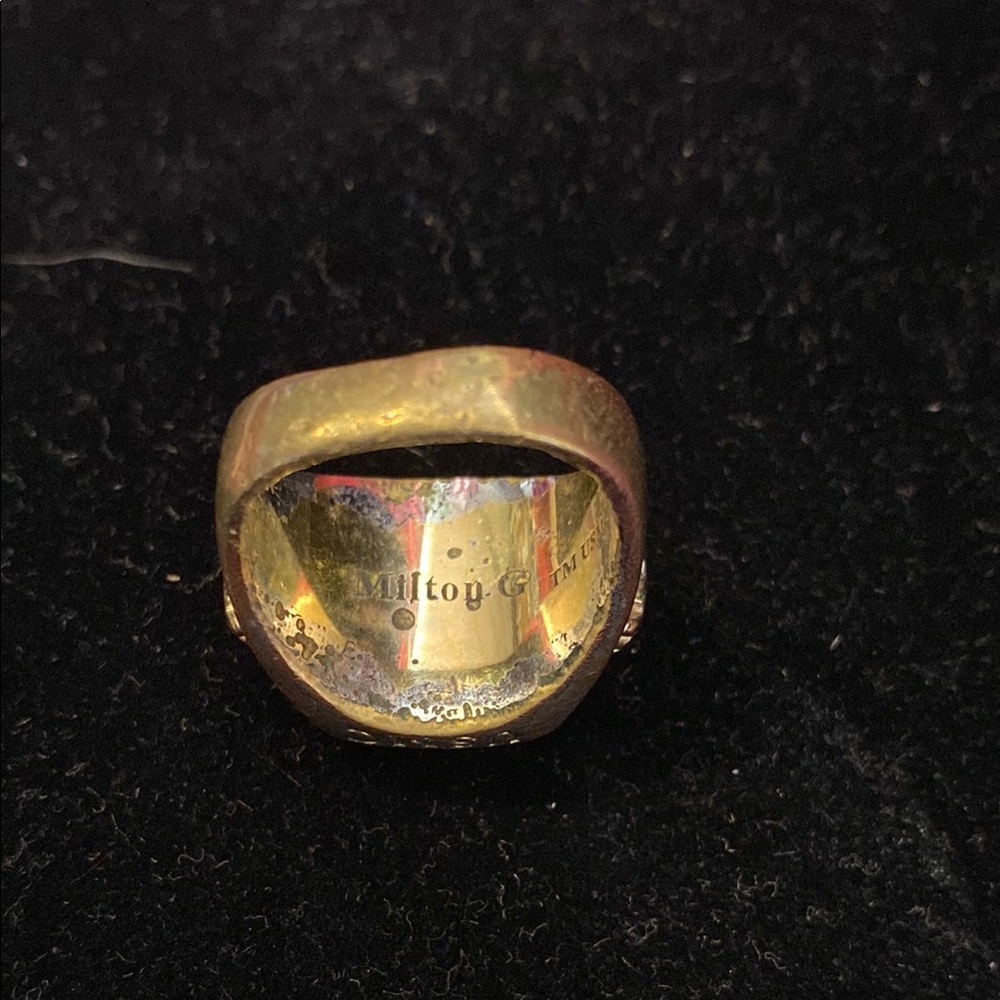 Gold and Red Marine Corps Ring Milton - Picture 6 of 16